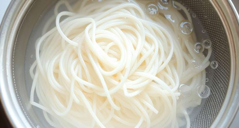 Cooking the Rice Noodles