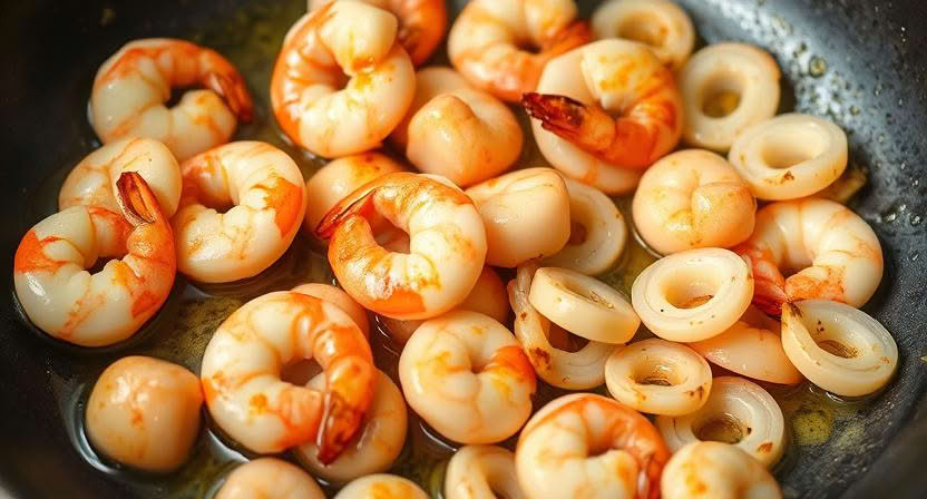 Cooking the Seafood
