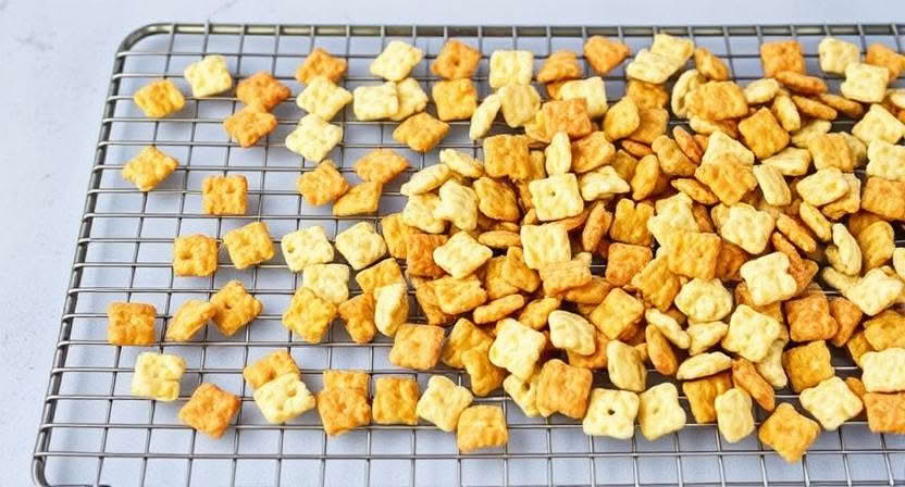 Cooling the Chex Mix